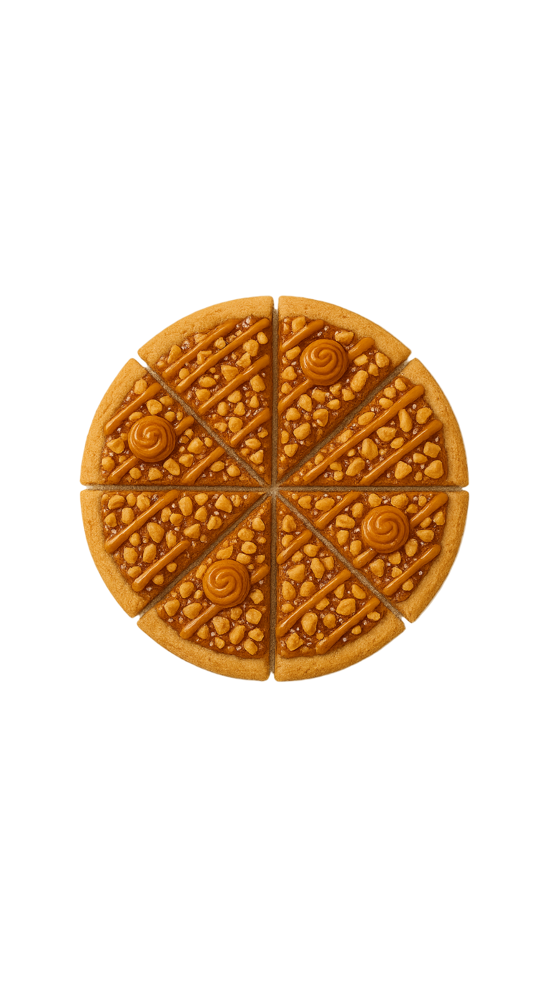Cookie'pizz cacahuète caramel beurre salé