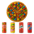 Menu Famille : une Cookie'Pizz entière et quatre boissons fraîches